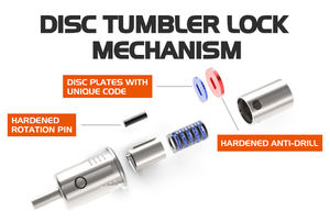 Cerradura de disco para motocicleta, dispositivo de seguridad antirrobo, bloqueo de freno - Product Image 6