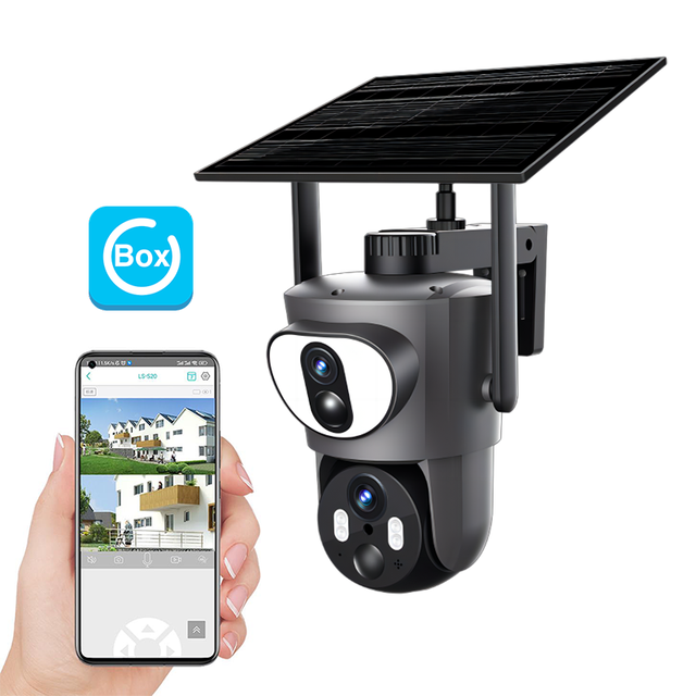 4G Solar Powered PTZ Ubox Outdoor Wireless Camera with Sim Card System PIR Security 4MP WIFI CCTV Solar Camera