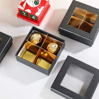 Boîte cadeau de chocolat, bonbons assortis, chocolat de luxe, panier cadeau de chocolat gastronomique, chocolats blancs, truffes, boîte de bonbons de fête