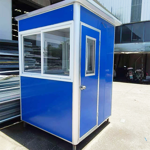 Usine STC personnalisé garde de sécurité bon marché maison mobile longue durée de vie avec équipement électrique porte de contrôle d'accès - Product Image 3