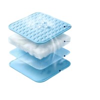 Tapis rafraîchissant en soie glacée pour chiens et chats – Coussin de canapé-lit doux, respirant et lavable pour le voyage, disponible en plusieurs tailles