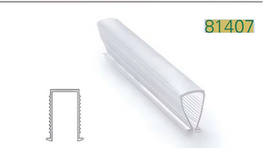 Bande d'étanchéité moderne transparente circulaire EVA personnalisée pour <span class=keywords><strong>porte</strong></span> de salle de bain verre ajustement de précision protection étanche bords de verre - Product Image 2