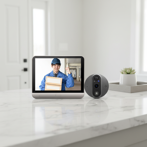 Smart Home Visual <strong>Vat</strong>-eye Video Doorbell Camera With Night Vision Automatic PIR Sensor Alarm Push - Product Image 1