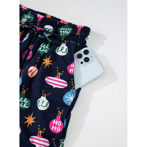 Dear-Lover vente en gros Boutique vêtements de salon ensembles chemise et pantalon imprimés lumières de Noël colorées Pijama <span class=keywords><strong>pyjama</strong></span> ensemble femmes - Product Image 5