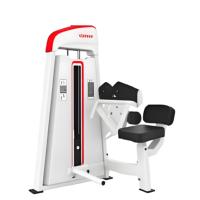 Station d'entraînement multifonctionnelle commerciale en acier au carbone à sélection de charge par broches pour la musculation abdominale et du tronc en salle de sport