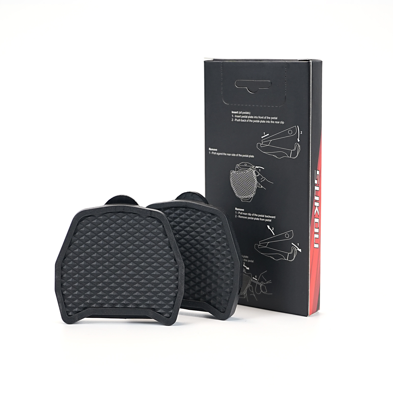 Black spd spec Shimano 10-1 pair two