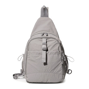 Unisex Sports <b>Backpack</b> with Candy Pattern Zipper Closure Casual Travel <b>Satchel</b> Shoulder Crossbody Bag for Multiple Scenarios - Product Image 1