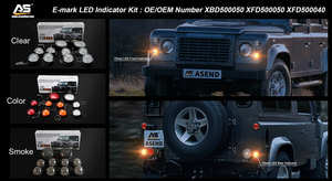 Alternativa de Accesorios Originales, Kit de Indicadores LED para Land Rover <span class=keywords><strong>Defender</strong></span> y <span class=keywords><strong>Santana</strong></span> (1987-2015) - Product Image 2