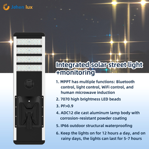 100W-300W 방수 IP66 LED 태양 가로등 모션 센서 야외 조명 태양 트리 라이트 카메라에서 - Product Image 4