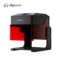 AlgoLaser Pixi Smart CO2 Laser Engraver Enclosure, machine CNC à refroidissement par eau pour gravure 3D sur bois, contreplaqué, MDF, cristal, AI/DXF