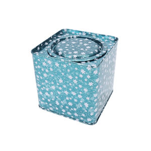 Boîte cadeau carrée en fer blanc Stockage hermétique pour bonbons biscuits Snacks Rouleaux d'oeufs Graines de melon Noix Fruits secs dans des boîtes métalliques - Product Image 1