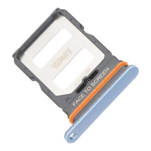 Bandeja para tarjeta SIM para Xiaomi 12T Mi12T azul, de cara a la pantalla - Product Image 1