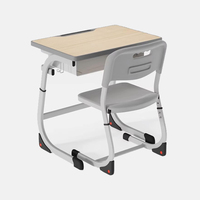 Nouvelle Offre : Ensemble Bureau et Chaise Réglables Couleurs Personnalisables – Tables et Chaises d'Étude pour Écoles