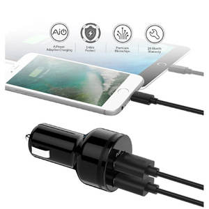 Cargador de coche Quick Charge 3,0, puerto USB Dual, carga rápida para teléfonos móviles, entrada de 12-24V, cargador automático inteligente QC3.0 - Product Image 4