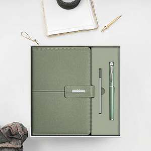 Set de Papelería Promocional A5 con Cuaderno de Tapa de Cuero y Bolígrafo para Regalos Personales o Empresariales - Product Image 3