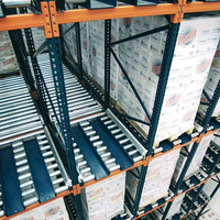 Système de rayonnage à gravité pour palettes, personnalisable OEM/ODM, avec dessin de plan de stockage professionnel gratuit pour importateurs mondiaux