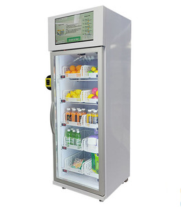 Trọng lượng cảm giác Rau Trái Cây Tươi Snack uống thông minh tủ lạnh đông lạnh Kem Máy bán hàng tự động với đầu đọc thẻ - Product Image 2