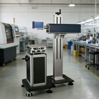 Graveur laser UV à colonne pour emballages alimentaires, refroidissement par eau, facile à utiliser, avec contrôle EZCAD