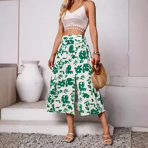 Elegant Long Skirts Woman Flower Net Stitching High-waist Skirt Ladies straight Luxury A line beach women Skirt