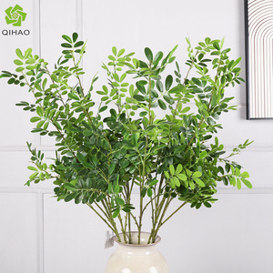 ใบต้นหญ้ากระโดดปลอม QIHAO พลาสติกคุณภาพสูง ตกแต่งภายในบ้าน ใช้ประกอบฉากงานแต่งงาน ของตกแต่งบ้าน - Product Image 2