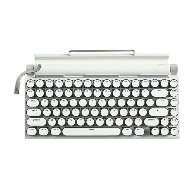 Custom Retro Style Wireless Typewriter Keyboard for IPAD PC/Laptop Mac-Gaming Keyboard