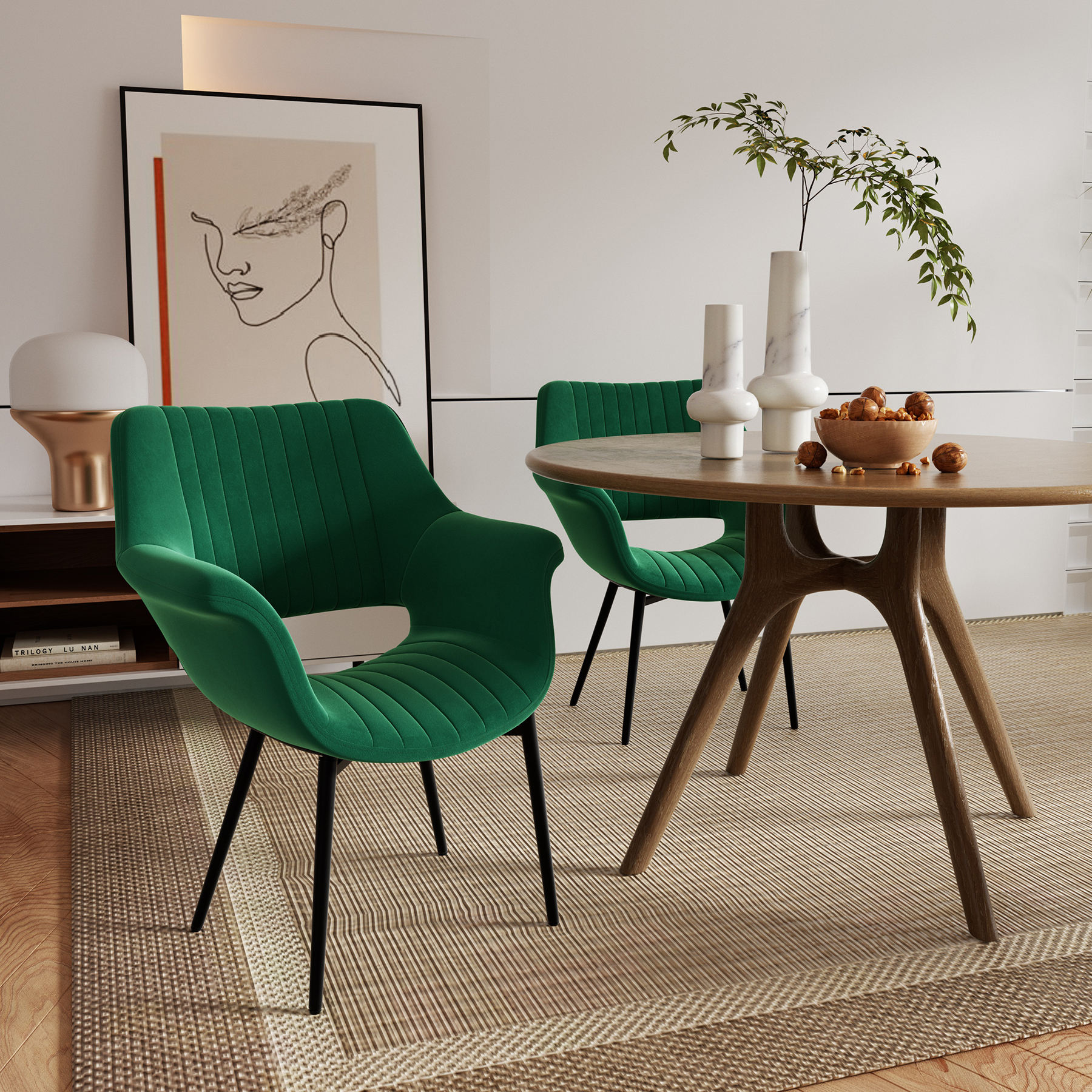 สีเขียว