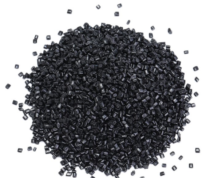 Низкая цена, переработанные девственные гранулы HDPE YGH-041T черные трубные материалы