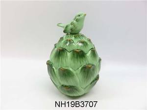 Tetera de alcachofa 3D de cerámica personalizada, juego de <span class=keywords><strong>café</strong></span> y té personalizado con tetera de agua única - Product Image 6