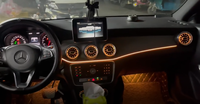 Kit d'éclairage d'ambiance intérieur pour Mercedes-Benz Classe A W177 CLA W118, système d'éclairage automobile, décoration de lampe