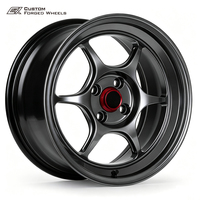 1 pièce, jante forgée noire brillante à rayons multiples, 15-18 pouces, 8-9.5J, 5x112, 5x114.3, 5x120 pour BMW, GM, Ford, Cadillac, Buick, Mercedes