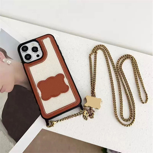 BZ103 Luxury Designer C funda para iPhone 16Pro Max 1412 13P Funda protectora de cuero Internet <span class=keywords><strong>Celebrity</strong></span> Gifts Cover - Product Image 1