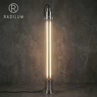 Lampe sur pied Radilum en aluminium et acrylique, design moderne minimaliste, LED haute luminosité 3000K, anti-explosion, garantie 3 ans, CRI 80, design de créateur