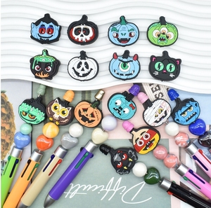 Cuentas de PVC con Forma Irregular de la Serie Calabaza de Halloween Más Vendidas de JC 2025, Cuentas de Dibujos Animados Quemadas para Manualidades, Accesorios para Bolígrafos con Cuentas - Product Image 5