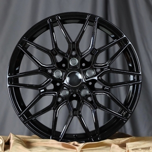 Jantes Gallop en alliage d'aluminium 19 20 pouces pour BMW Série 3/<span class=keywords><strong>5</strong></span> PCD <span class=keywords><strong>5</strong></span>*112/120 ET <span class=keywords><strong>25</strong></span> /40mm Jantes CB 66.56/72.6 Noir brillant - Product Image 3