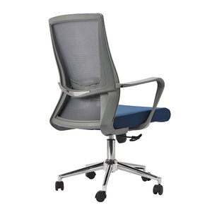Chaise de bureau ergonomique pivotante à dossier mi-haut en maille, avec support lombaire, vente en gros, mobilier moderne et abordable - Product Image 5