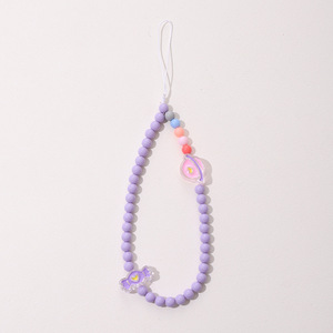 Correa de Teléfono Móvil con Cuentas de Colores, Moderna y Linda, de Acrílico, Personalizada con Forma de Corazón, para Mujeres y Niñas - Product Image 5