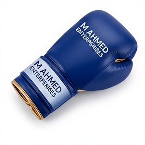 Guantes de Boxeo Muay Thai de 8oz y 12oz, Guantes de Kickboxing de Cuero con Dedos Completos, Guantes de Entrenamiento de Artes Marciales para Gimnasio - Product Image 5