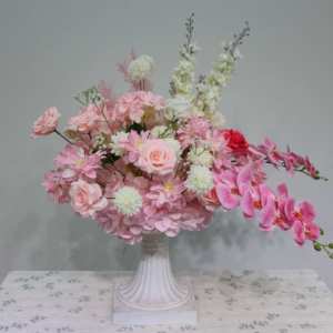 Roses artificielles blanches en gros, Hortensias roses à franges pour arrangements floraux de mariage et de fêtes, pour la Saint-Valentin et Thanksgiving - Product Image 3