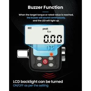 Adaptador de Llave Dinamométrica Digital GOYOJO de 1/4, 3/8 y 1/2 Pulgadas, Convertidor de Torque Electrónico con Pantalla LCD, Herramienta de Reparación Automotriz de Precisión - Product Image 6