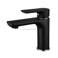 AMAXO – mélangeurs de robinets d'eau en laiton pour lavabo, design moderne de luxe