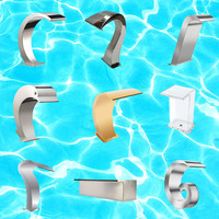Ensemble complet d'équipements pour piscine, filtre à sable en fibre de verre, pompe, couverture, chlorinateur automatique, échelle de sécurité, lumière LED IP68