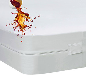 غطاء مرتبة مقاوم للماء وحشرات الفراش بستة جوانب مع سحاب - Product Image 3