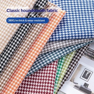 Housse <span class=keywords><strong>de</strong></span> canapé <span class=keywords><strong>haut</strong></span> <span class=keywords><strong>de</strong></span> <span class=keywords><strong>gamme</strong></span> en tissu brocart tissé pied-<span class=keywords><strong>de</strong></span>-poule 100 % acrylique, résistante à l'abrasion, faite à la main, pour le bricolage, en liquidation, épaisse - Product Image 2
