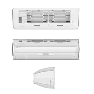 Climatizador acondicionado Hisense Dual Split Inverter serie SILENTIUM PRO 9 + 9 con 2AMW42U4RGC Wi-Fi integrado 9000 + 9000 - Product Image 2