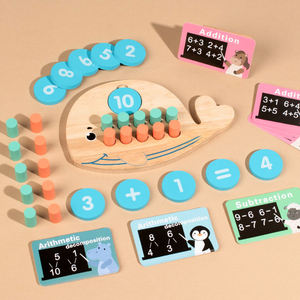 ของเล่นเพื่อการศึกษาสำหรับเด็กทำจากไม้รูปปลาวาฬสิบตัว - Product Image 5