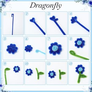 Colorful Chenille Stem Class Pack for <b>Craft</b>, DIY& Decorations, Assorted Color Chenille <b>Wire</b> Pipe Cleaner - Product Image 2