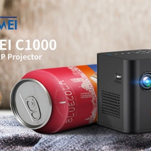 Mini Proyector Portátil C1000 DLP Ultra HD 1080P Compatible con Transmisión Inalámbrica para Películas en Interiores/Exteriores - Product Image 6