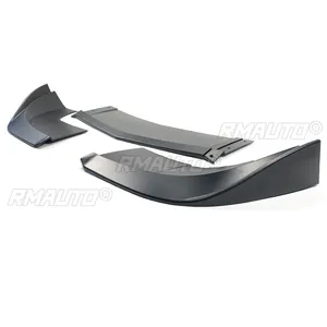 For Dodge Challenger SXT R/T 2015-2023 Car Front Bumper Lip Spoiler <b>Splitter</b> Diffuser Carbon Fiber Look Glossy Black Matte Black - Product Image 3