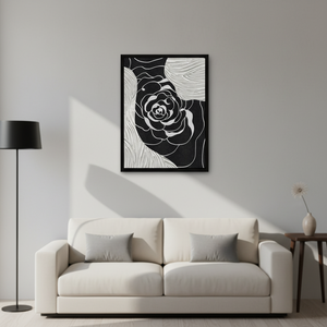 Dipinto a Olio Astratto 3D Fatto a Mano TOPART, Stampa Digitale di Natura Morta, Arte Murale per Interni con Cornice Personalizzata - Product Image 6