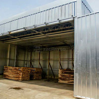 Grand four de séchage adapté à la déshumidification des palettes, sécheur à bois pour bois d'œuvre, 20CBM 30CBM